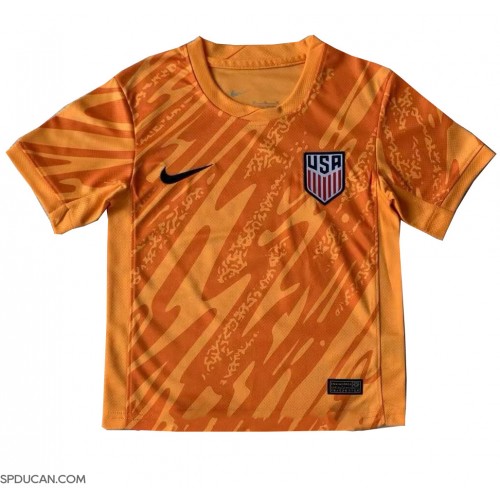 Muški Nogometni Dres Sjedinjene Države Golmanski Gostujuci Copa America 2024 Kratak Rukav